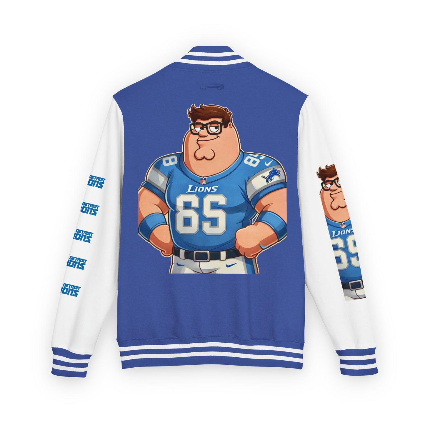 DET Lions - Peter Griff- Heavy Varsity Jacket