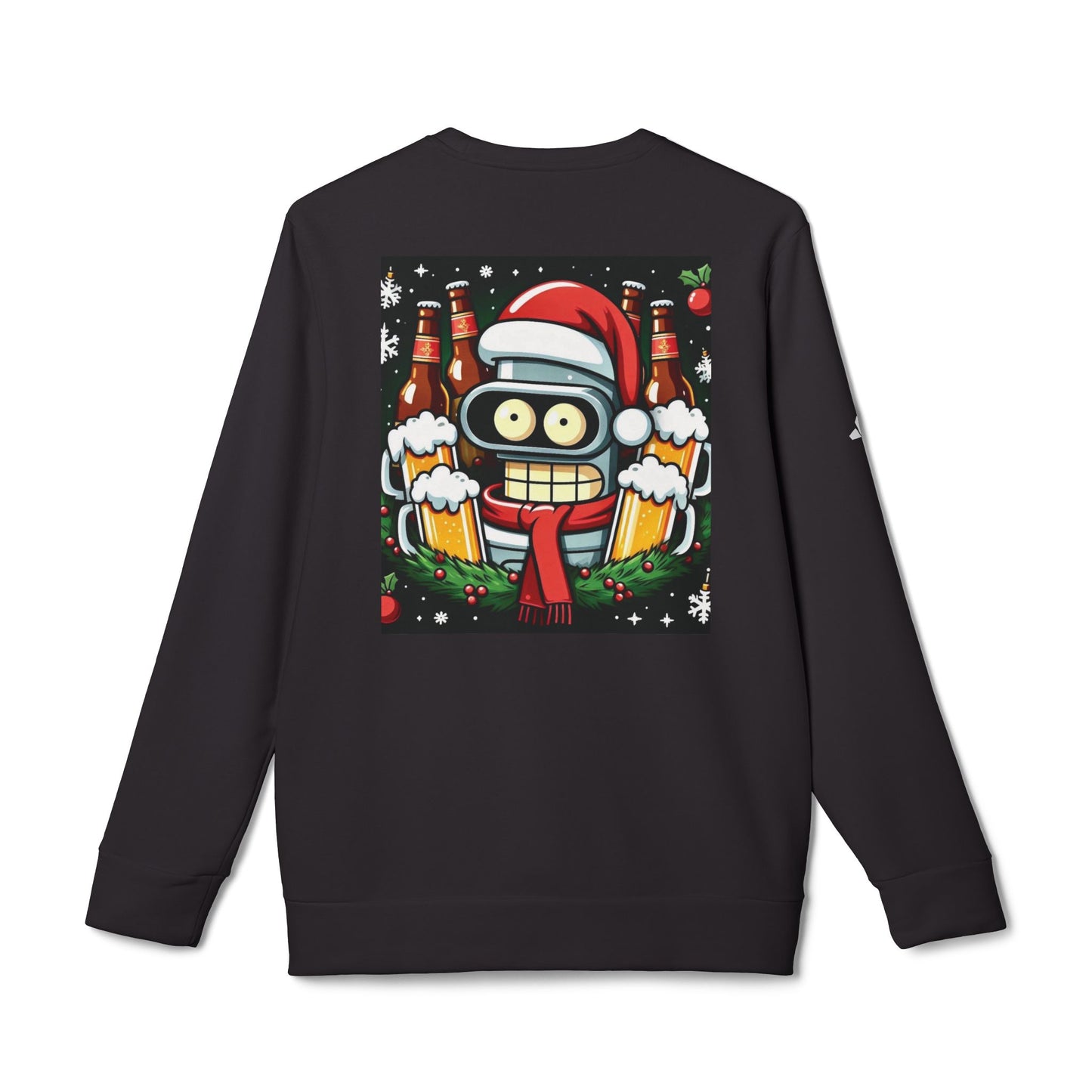 Xmas Bender 1 - Adidas Unisex Fleece Crewneck Sweatshirt