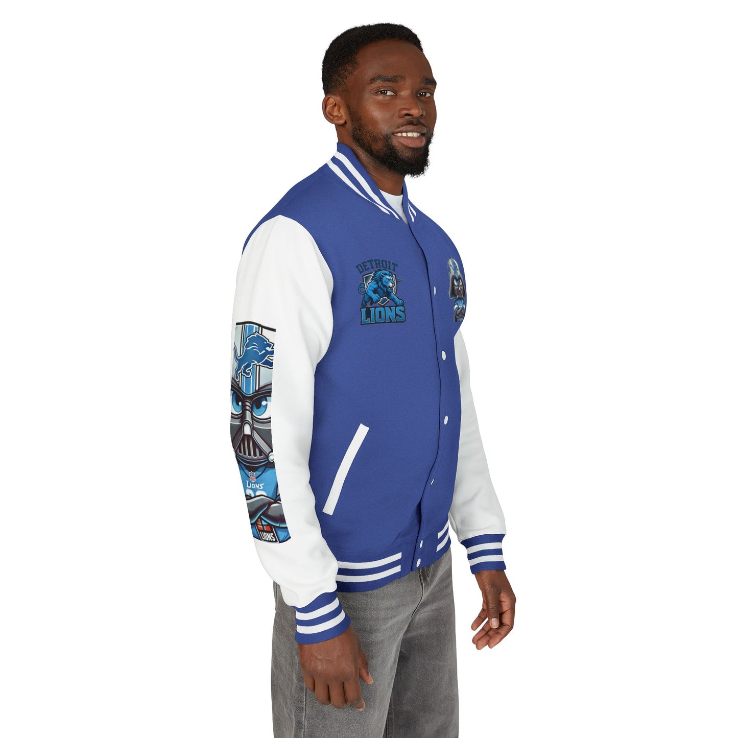 DET Lions Varsity Jacket - Vader #1