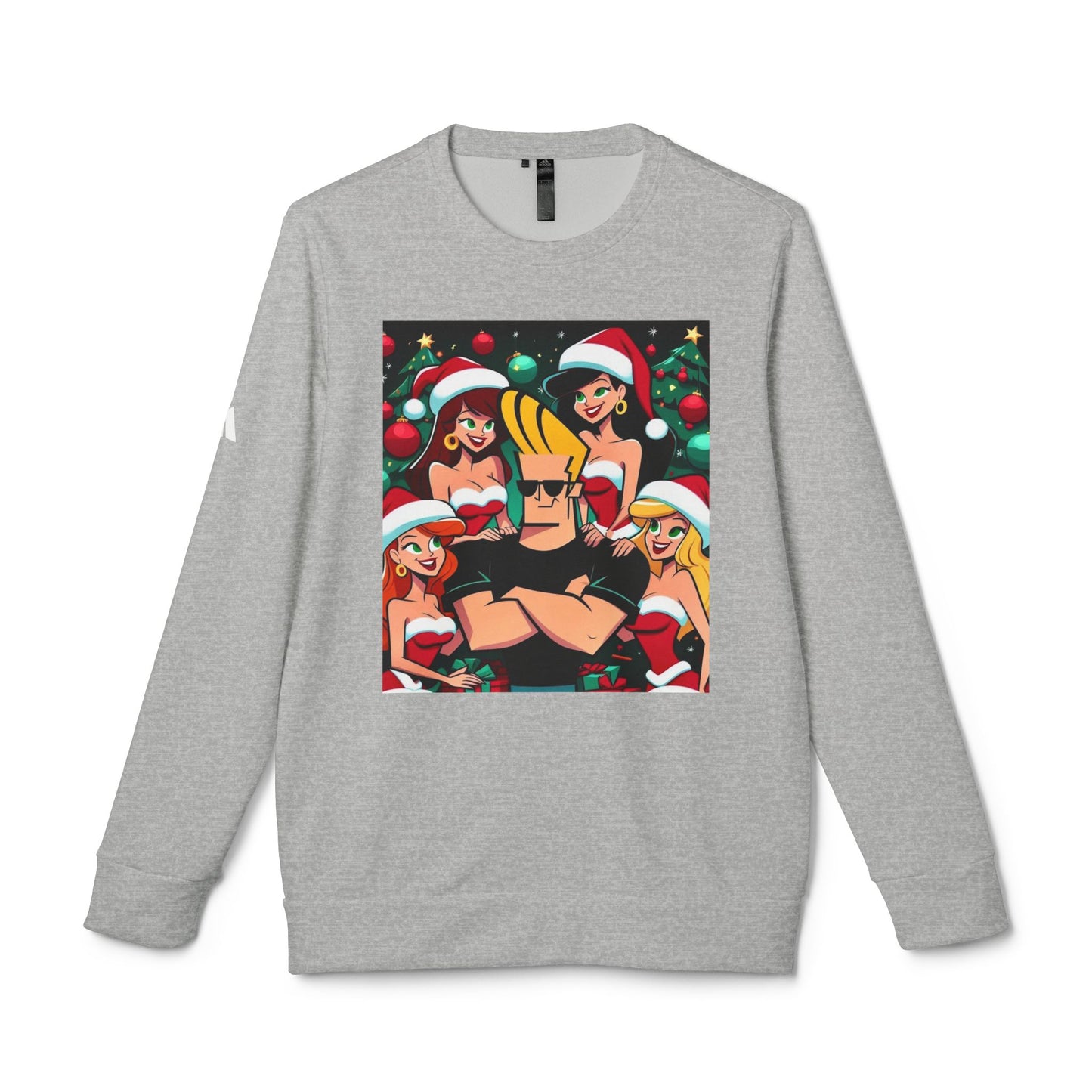 Xmas Johnny Bravo - adidas Unisex Fleece Crewneck Sweatshirt