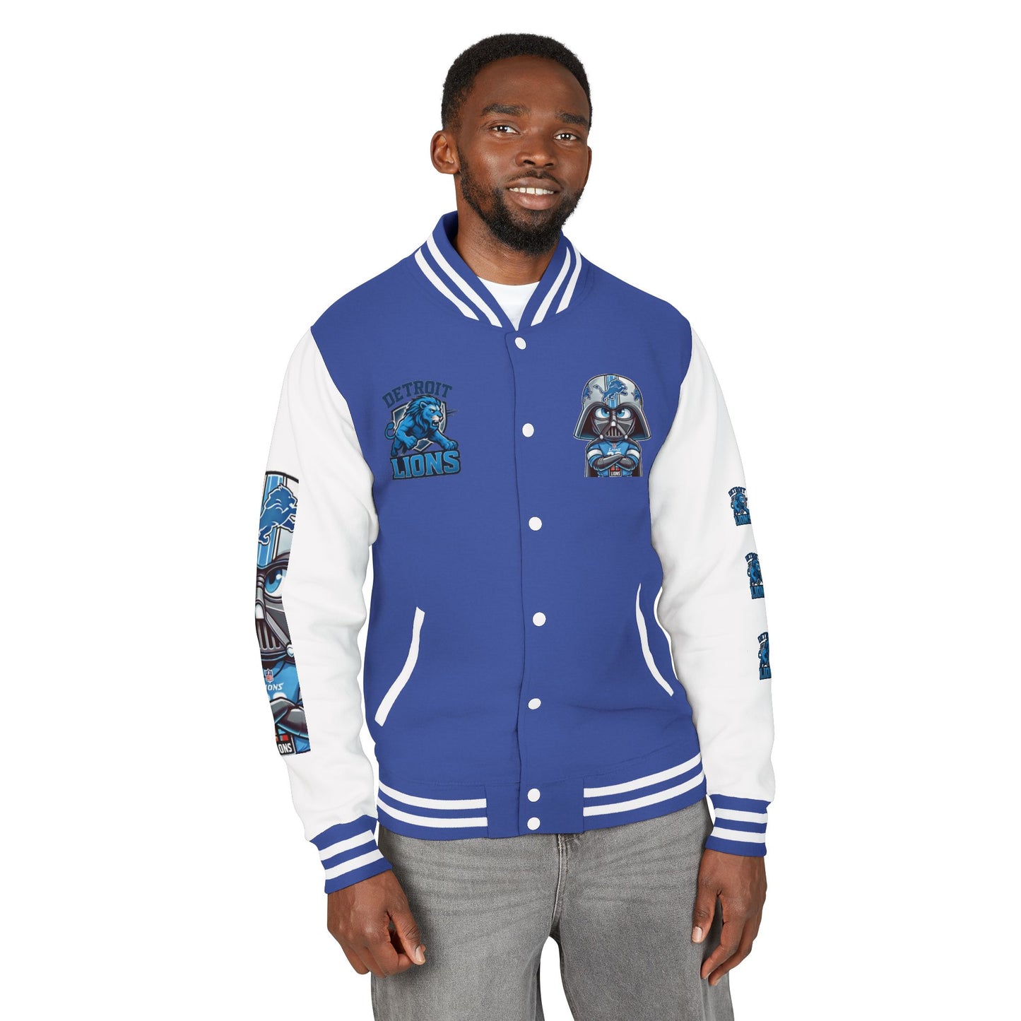DET Lions Varsity Jacket - Vader #1