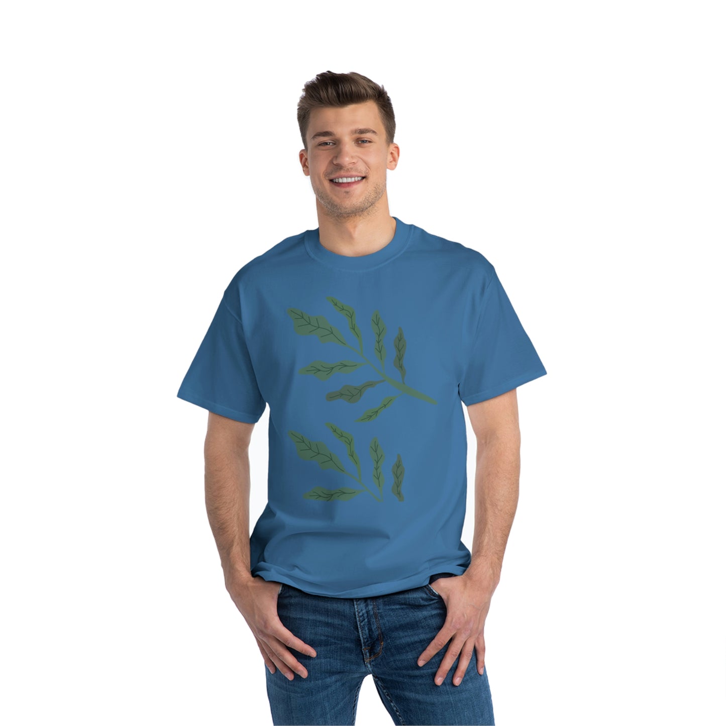 Leaf Design Beefy-T® Short-Sleeve T-Shirt