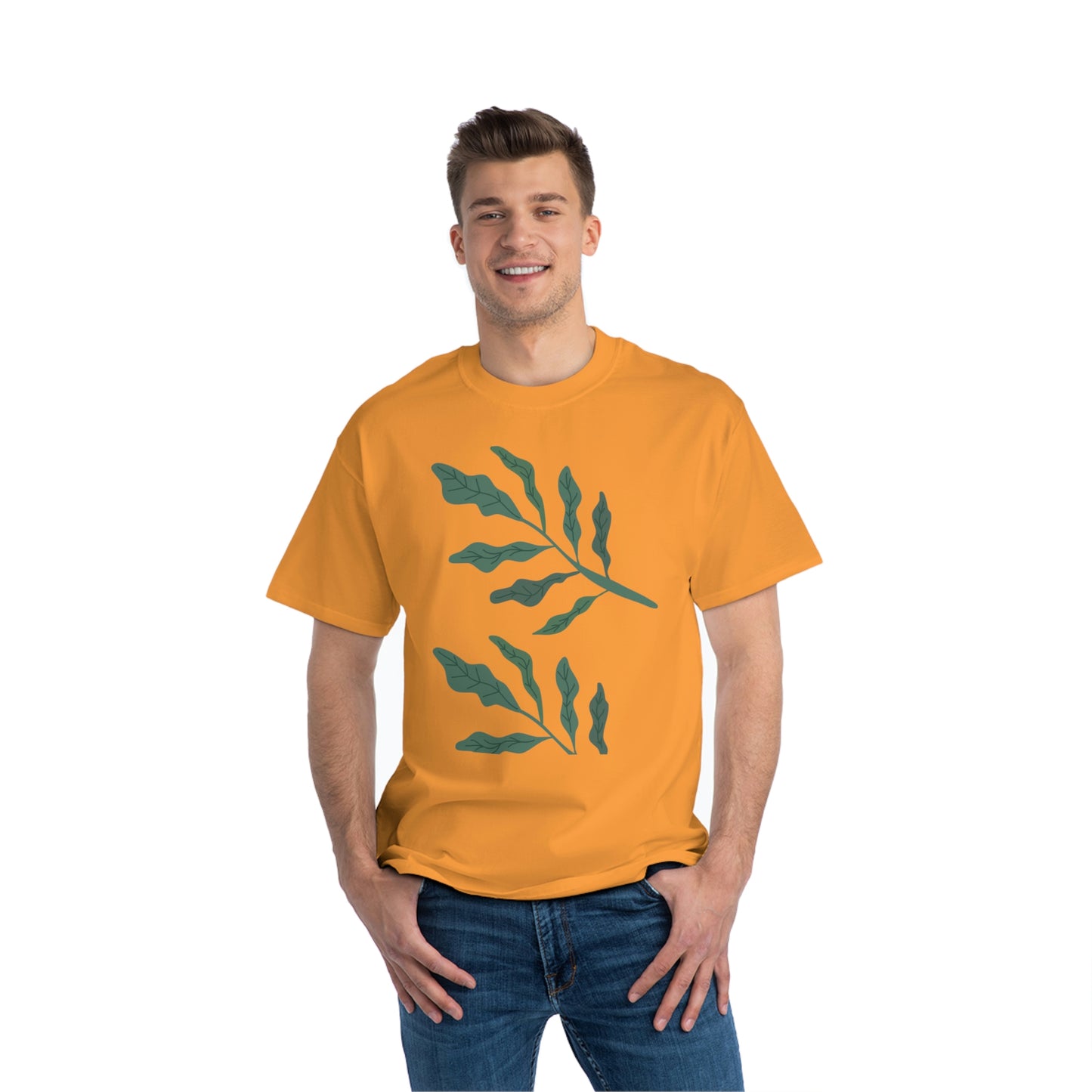 Leaf Design Beefy-T® Short-Sleeve T-Shirt