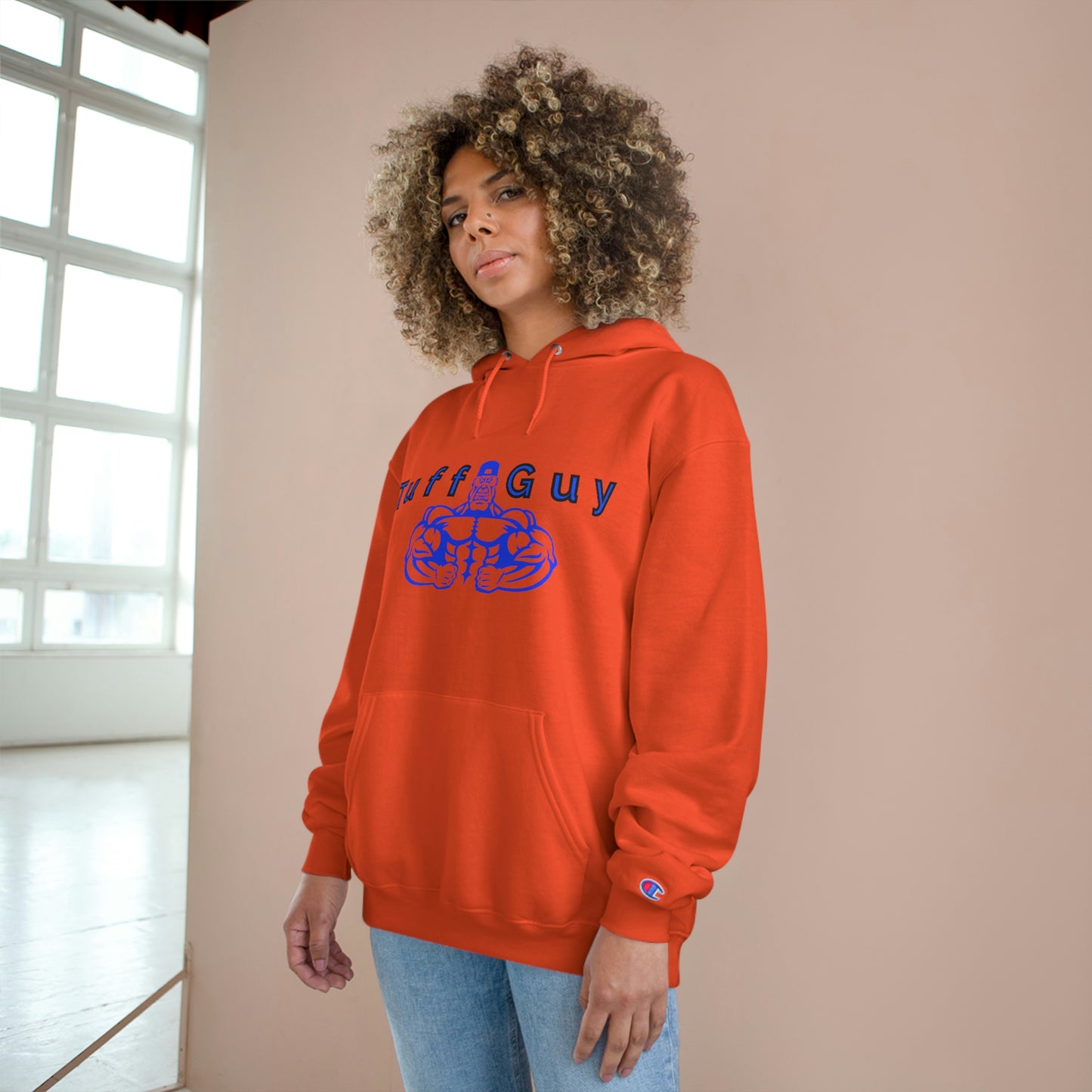Tuff-Guy - Champion Hoodie (Blue Boi Double Sided)