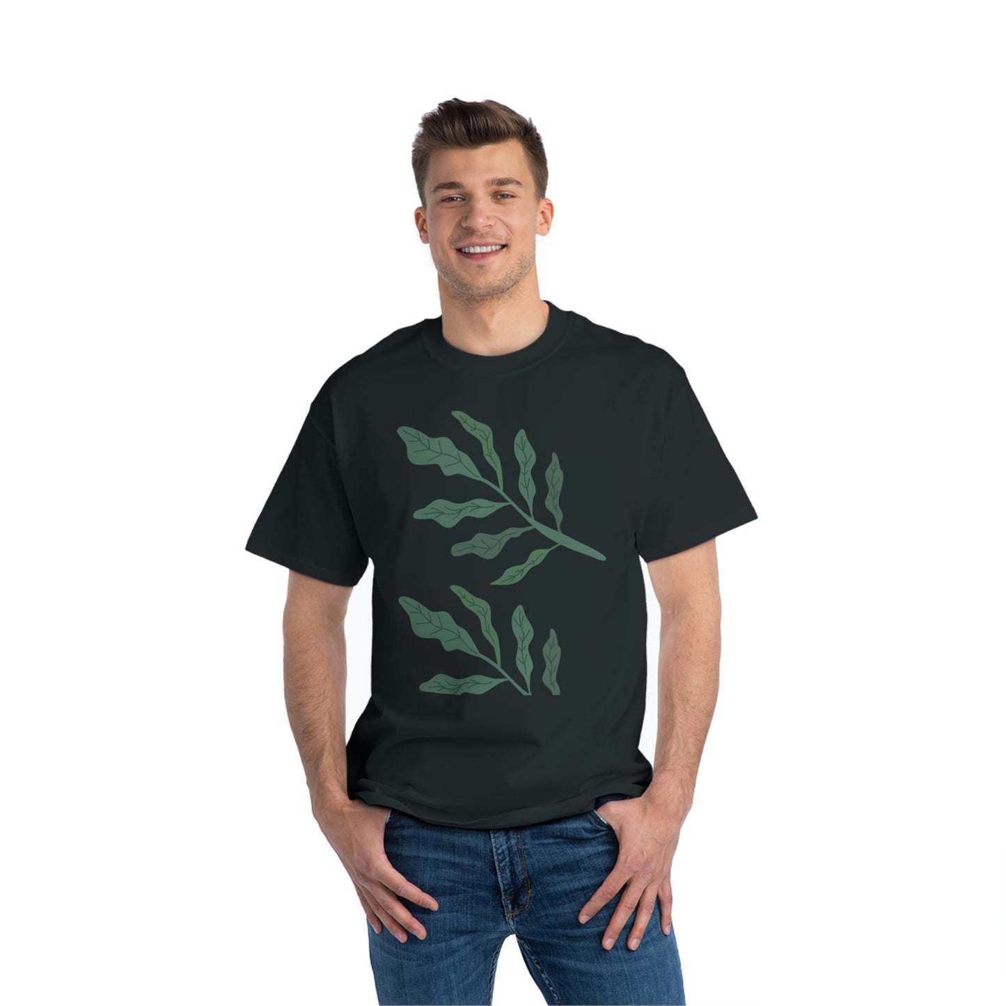 Leaf Design Beefy-T® Short-Sleeve T-Shirt