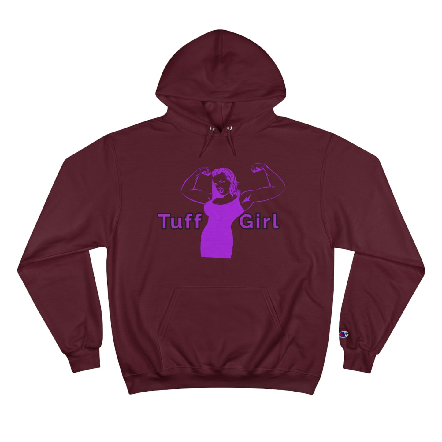 Tuff-Girl - Champion Hoodie (Purple Girl)