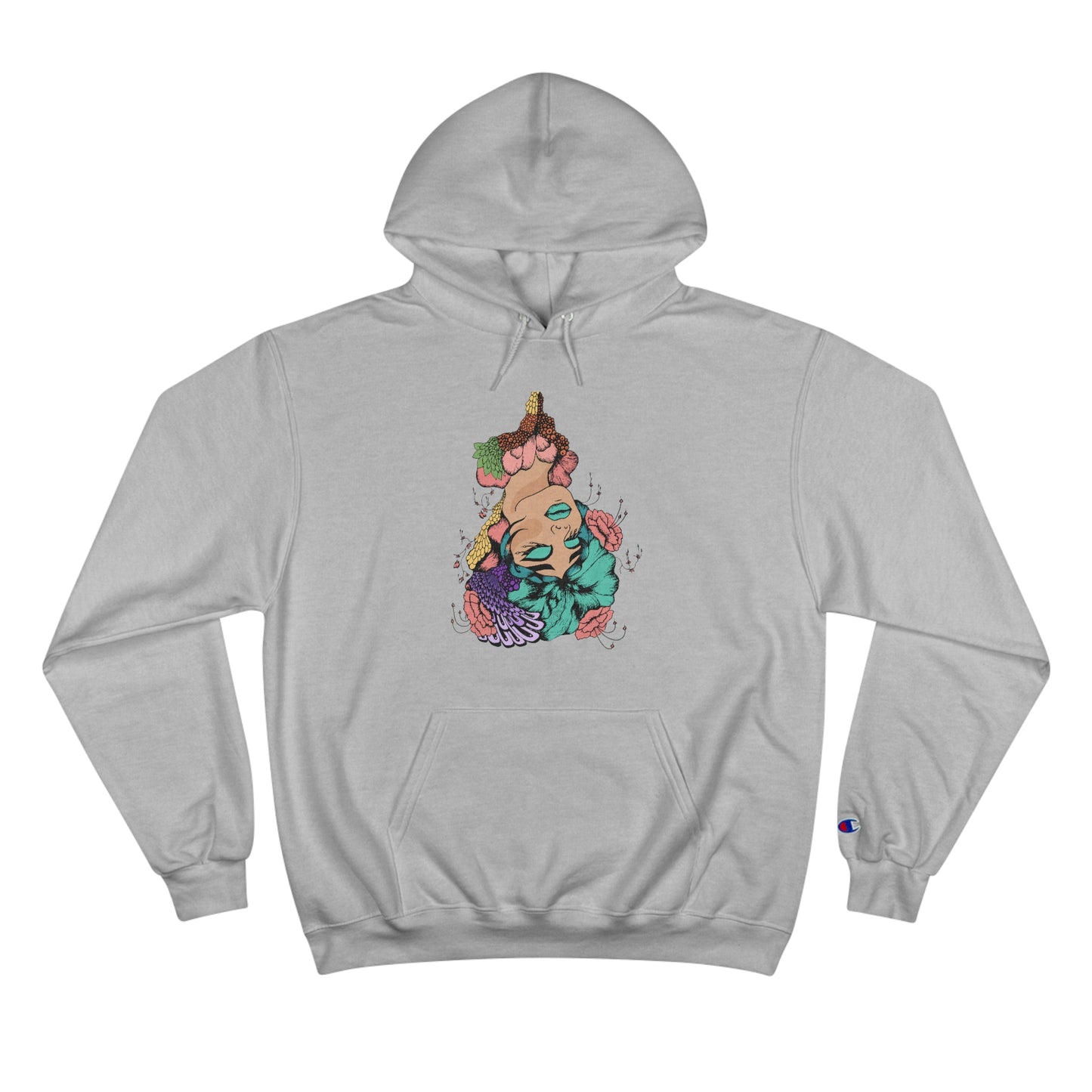 Eyes Closed (Reversed) - Champion Hoodie