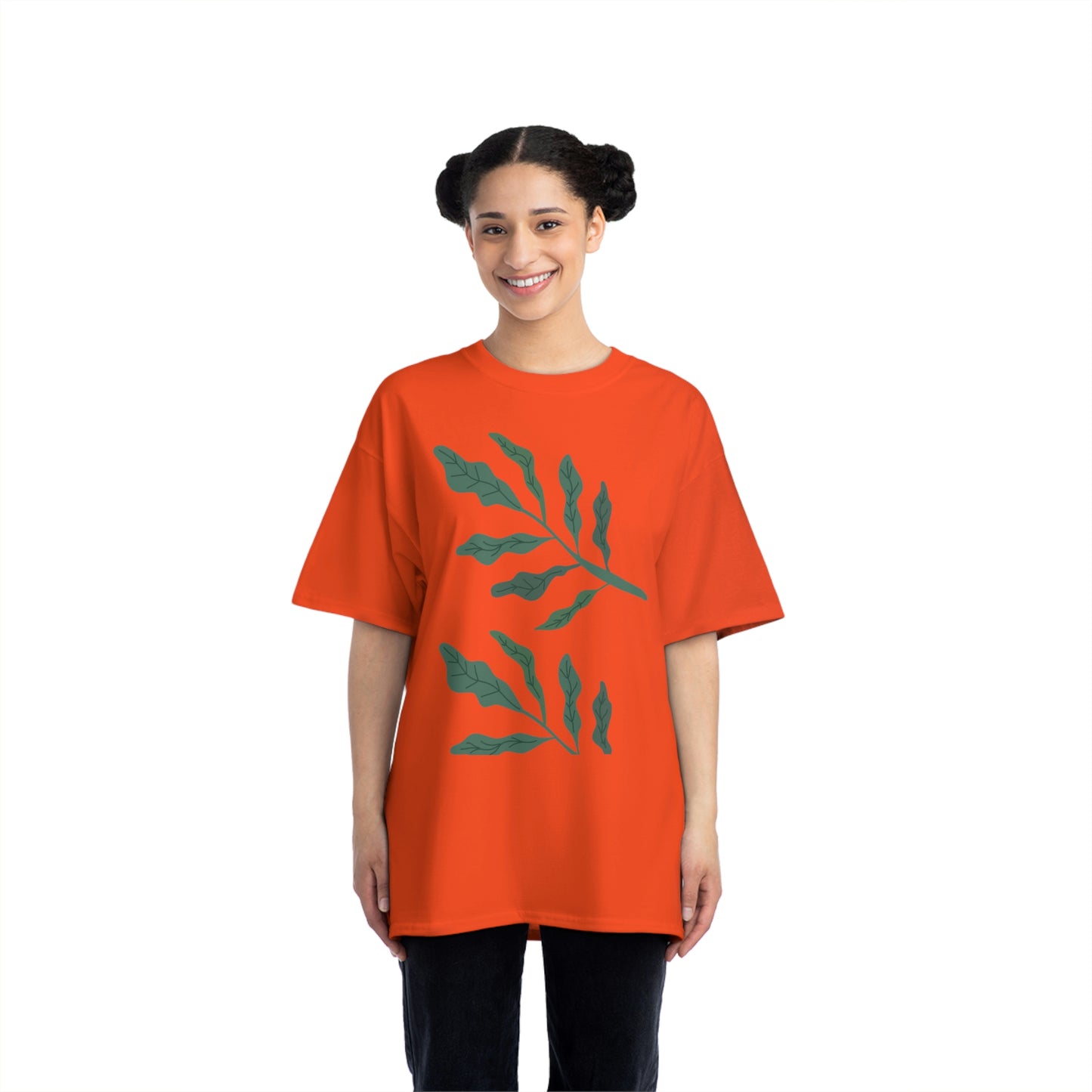 Leaf Design Beefy-T® Short-Sleeve T-Shirt