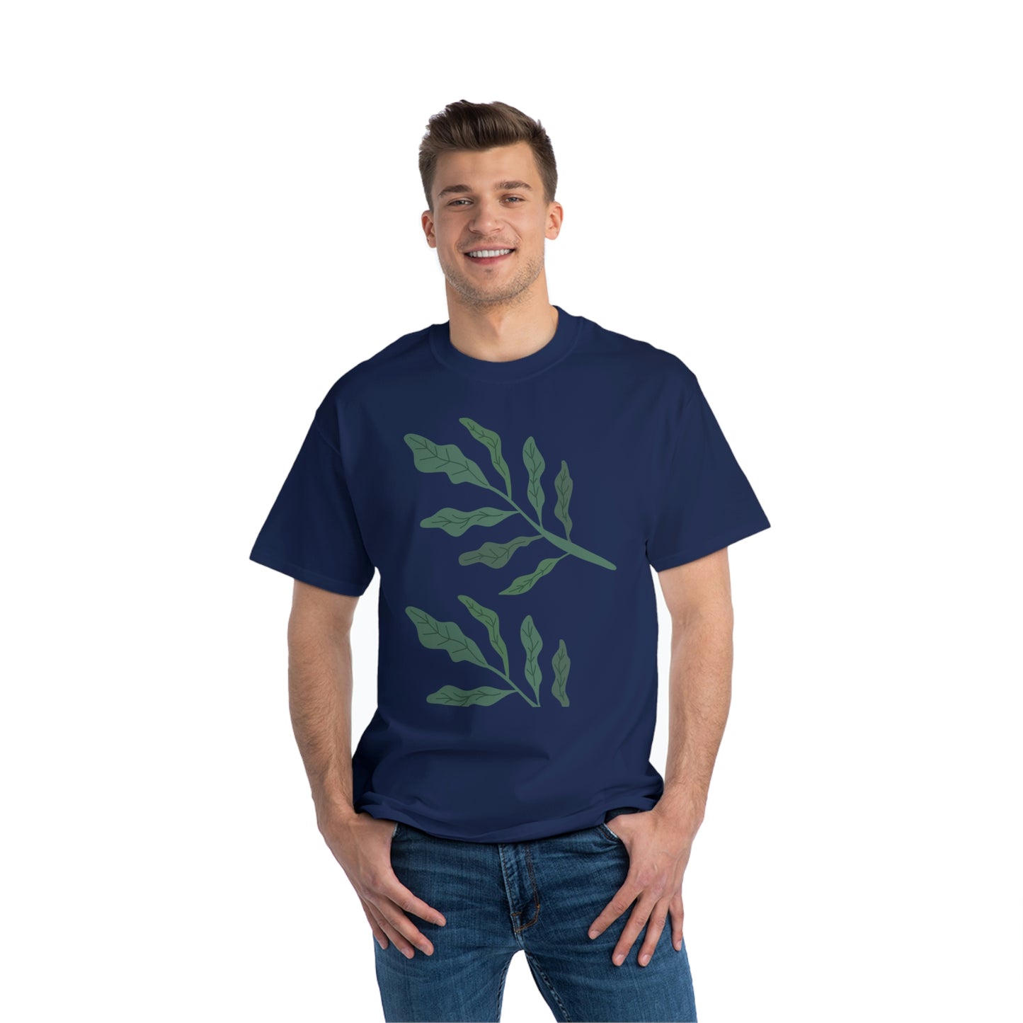Leaf Design Beefy-T® Short-Sleeve T-Shirt