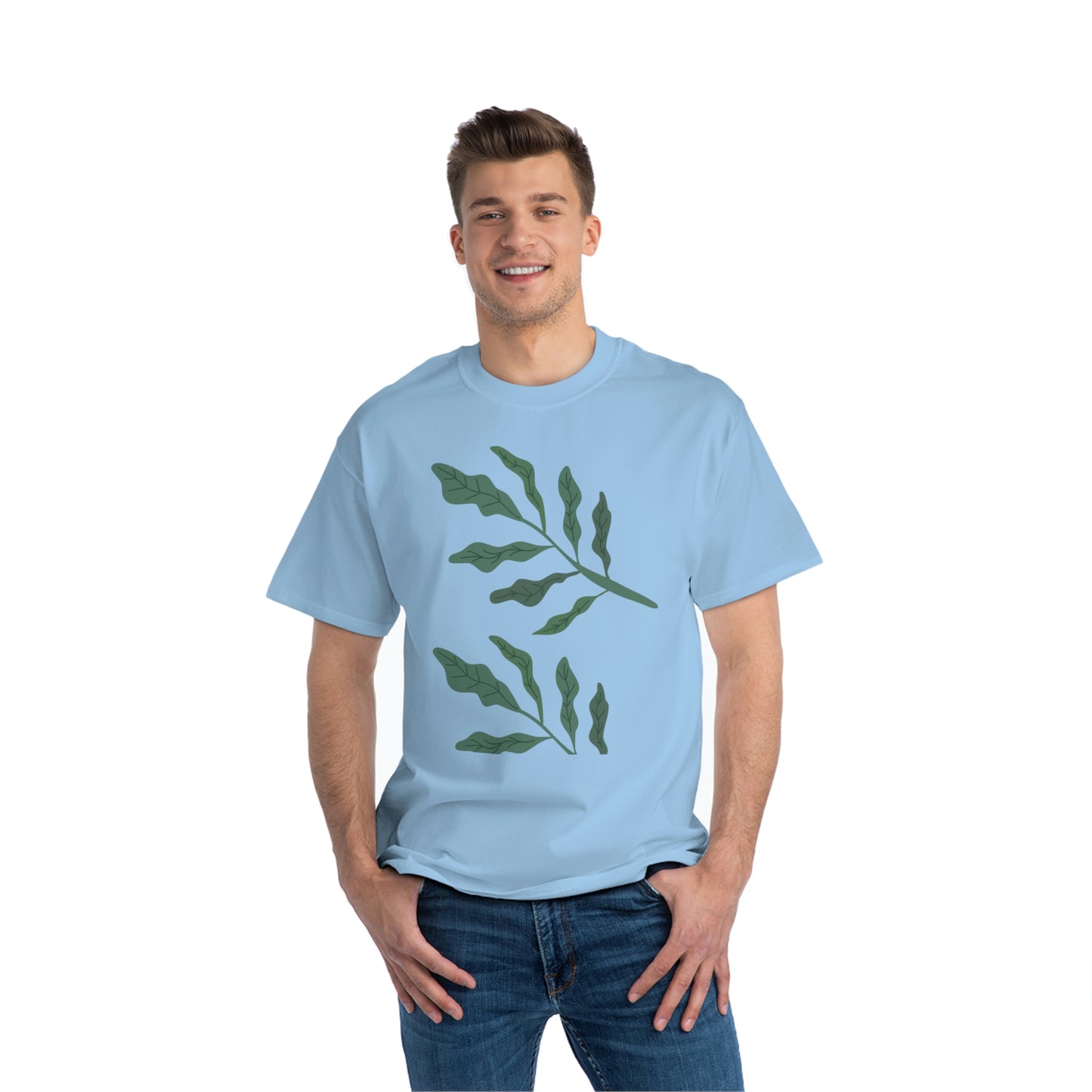 Leaf Design Beefy-T® Short-Sleeve T-Shirt