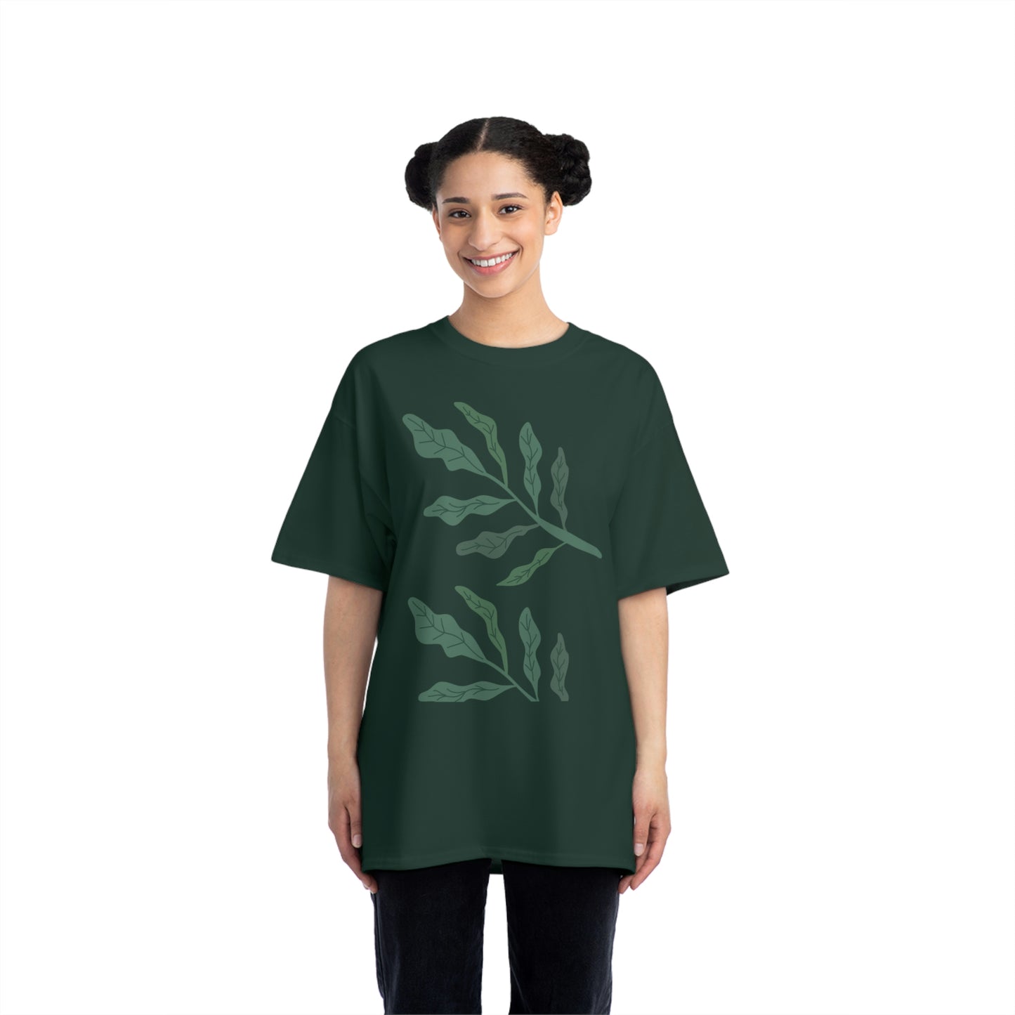 Leaf Design Beefy-T® Short-Sleeve T-Shirt