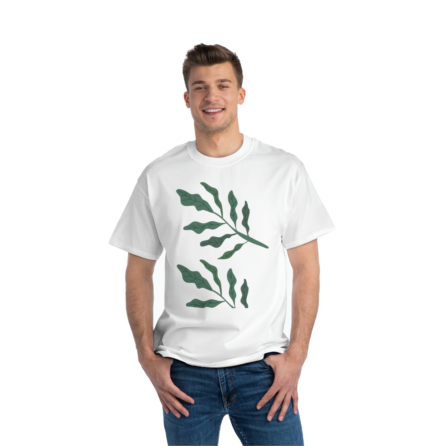 Leaf Design Beefy-T® Short-Sleeve T-Shirt