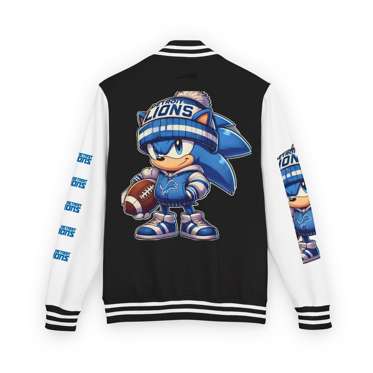 DET Lions - Sonic- Heavy Letterman Jacket