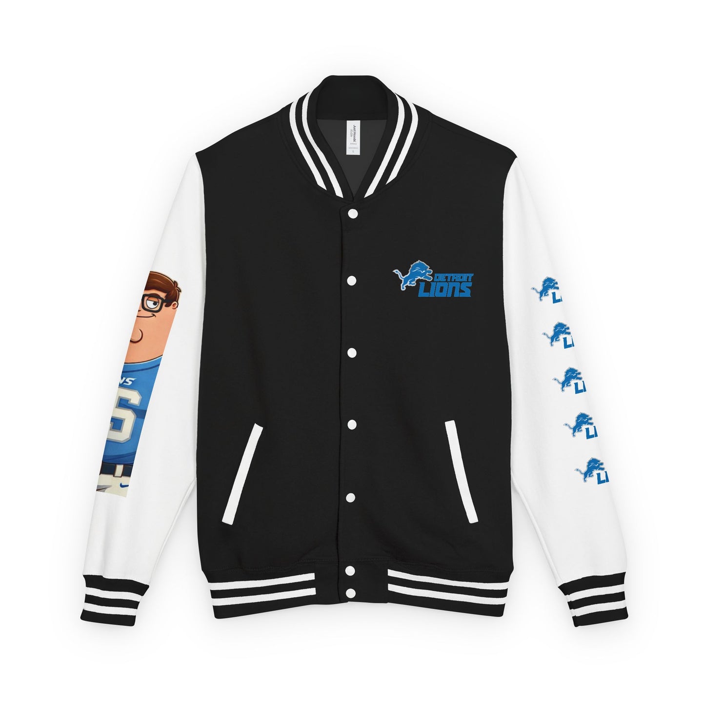 DET Lions - Peter Griff- Heavy Varsity Jacket