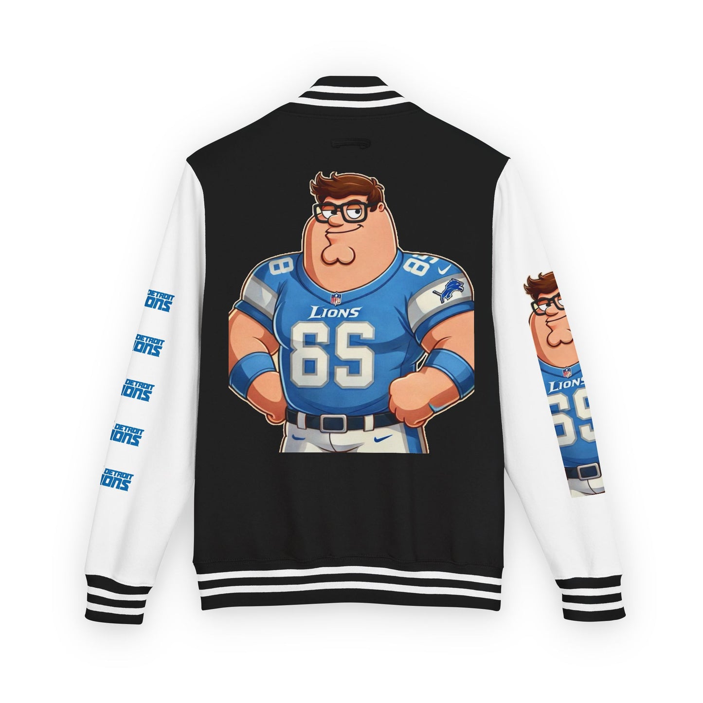 DET Lions - Peter Griff- Heavy Varsity Jacket