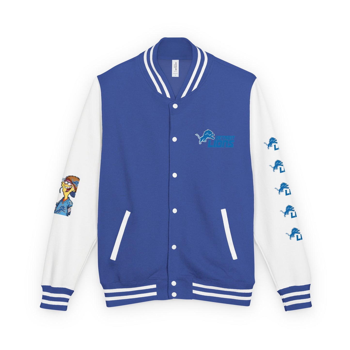 DET Lions - Ed Edd Eddy - Heavy Letterman Jacket