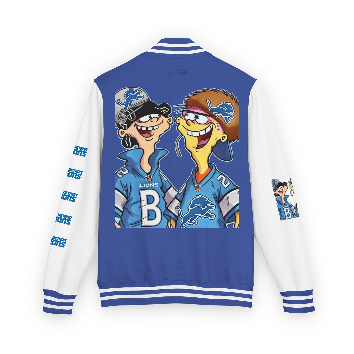 DET Lions - Ed Edd Eddy - Heavy Letterman Jacket