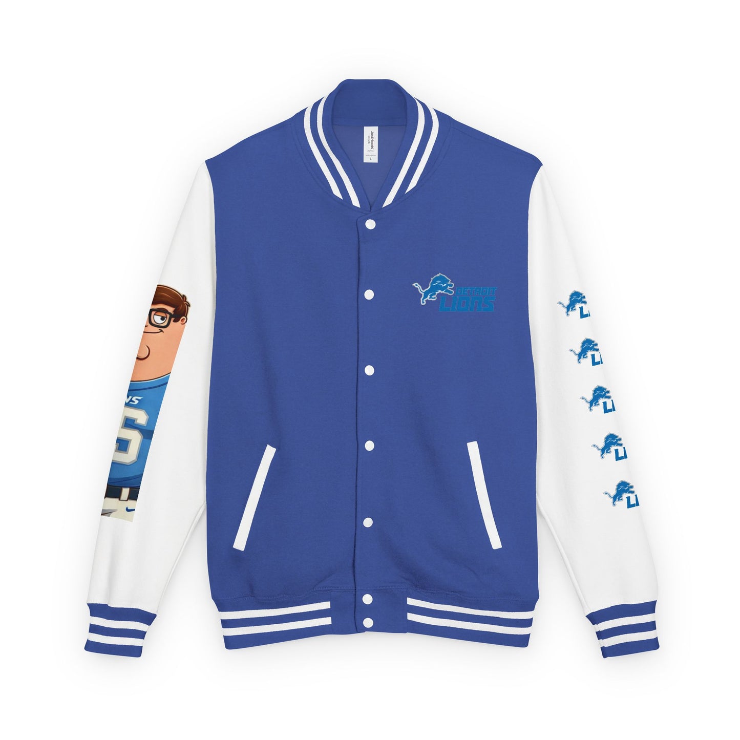 DET Lions - Peter Griff- Heavy Varsity Jacket
