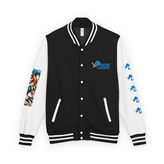 DET Lions Harley Quinn Women's Heavy Letterman Jacket