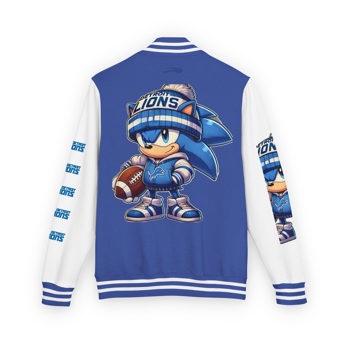 DET Lions - Sonic- Heavy Letterman Jacket