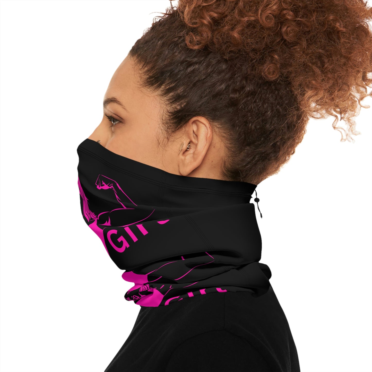 Tuff-Girl Neck Gaiter With Drawstring